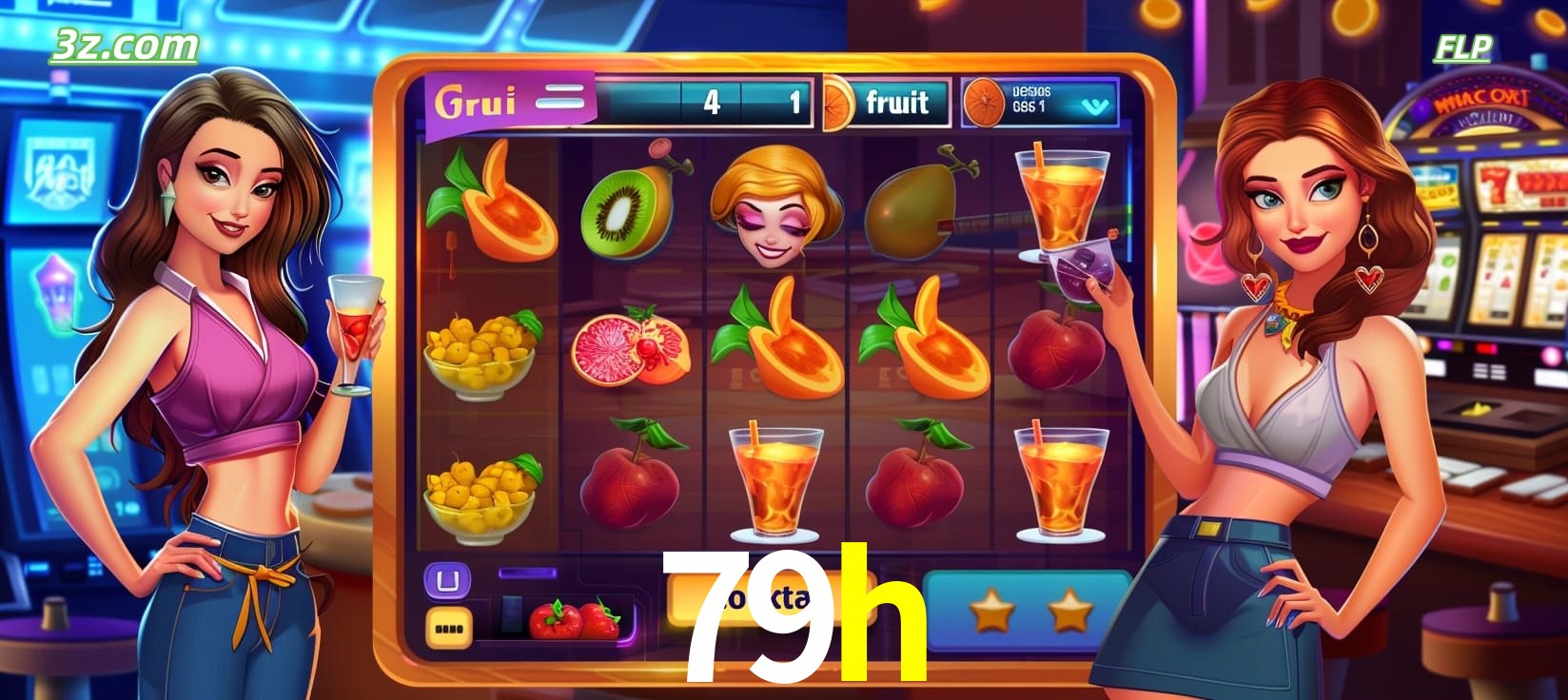 79h cassino online com caça-níqueis de frutas e coquetéis coloridos