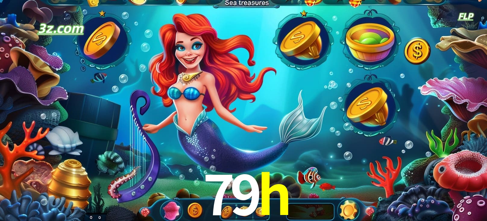 79h slots Sea Treasures cassino online com prêmios